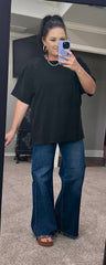 Solid Basic Cotton Tees - 2 COLORS