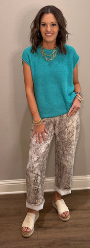 Snake Printed Pants