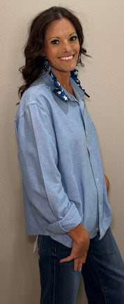 Stars & Denim Button Down