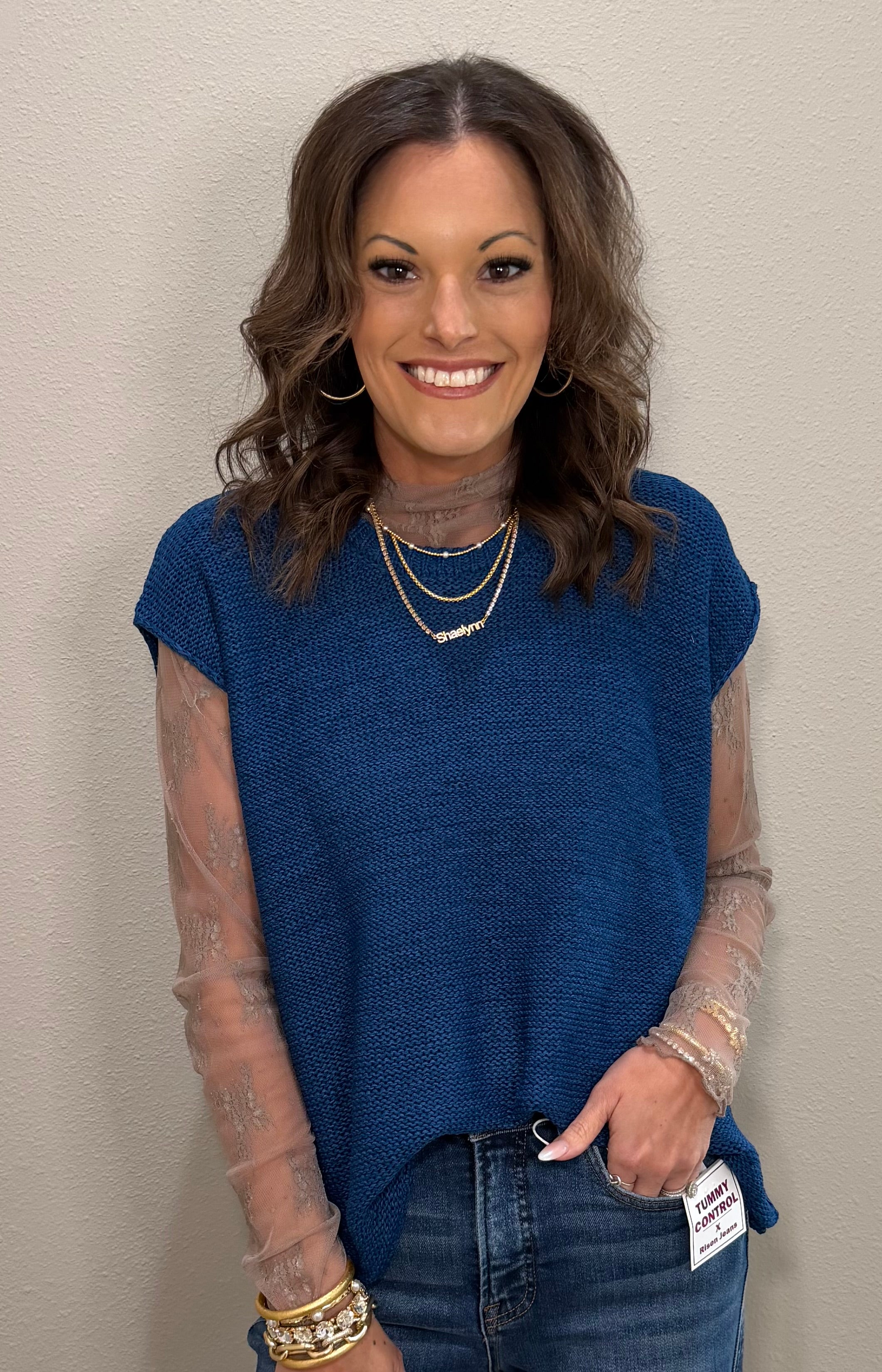 Oversized Knit Sweater Vest - 11 COLORS