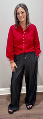 Black Wide Leg Dress Pant