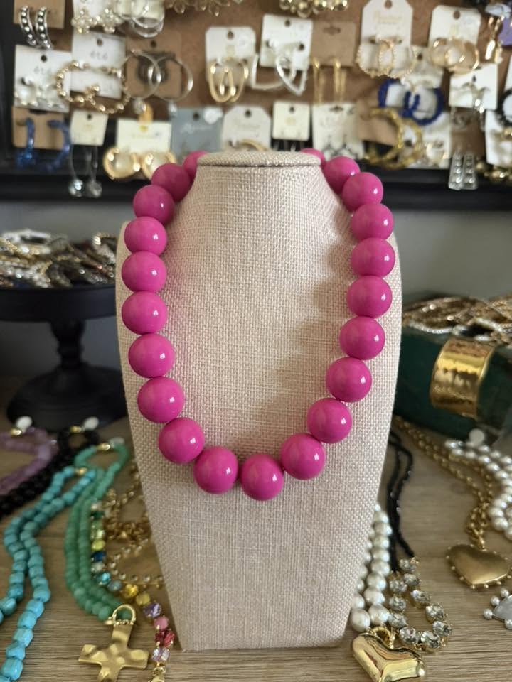 Ball Necklaces - MULTIPLE COLORS
