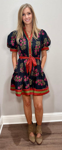 The Most Beautiful Black Floral Dress