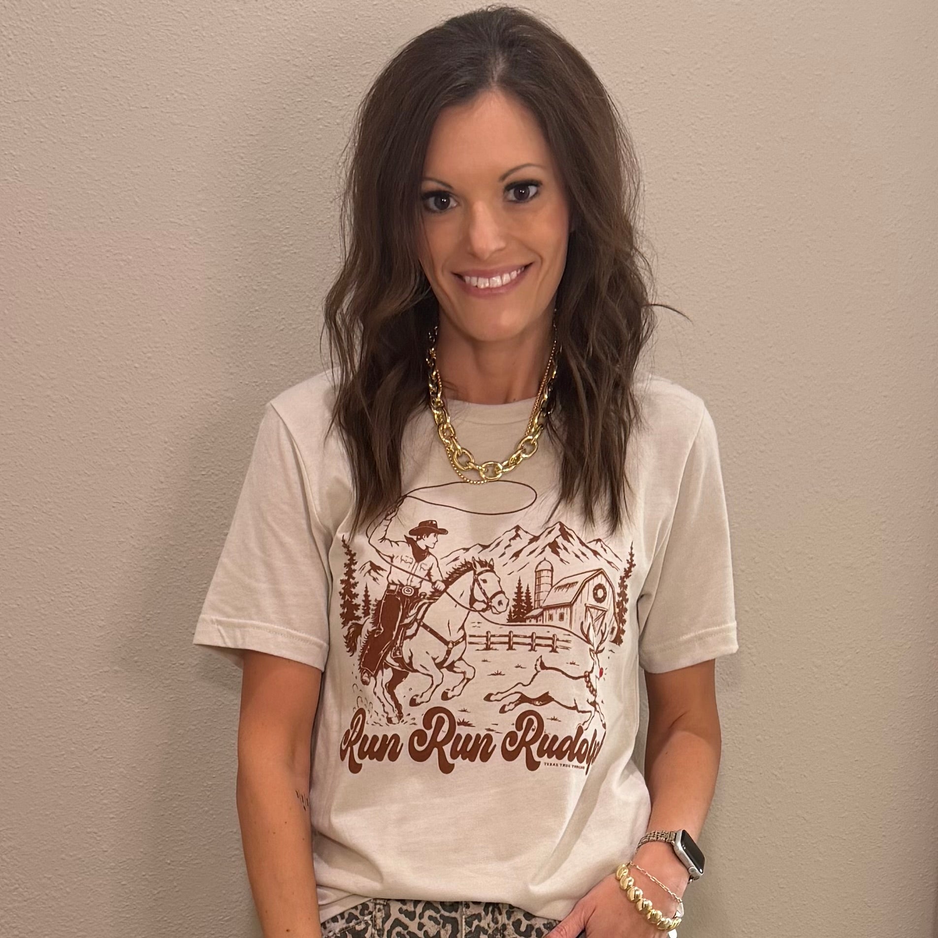 Run Run Rudolph Tee