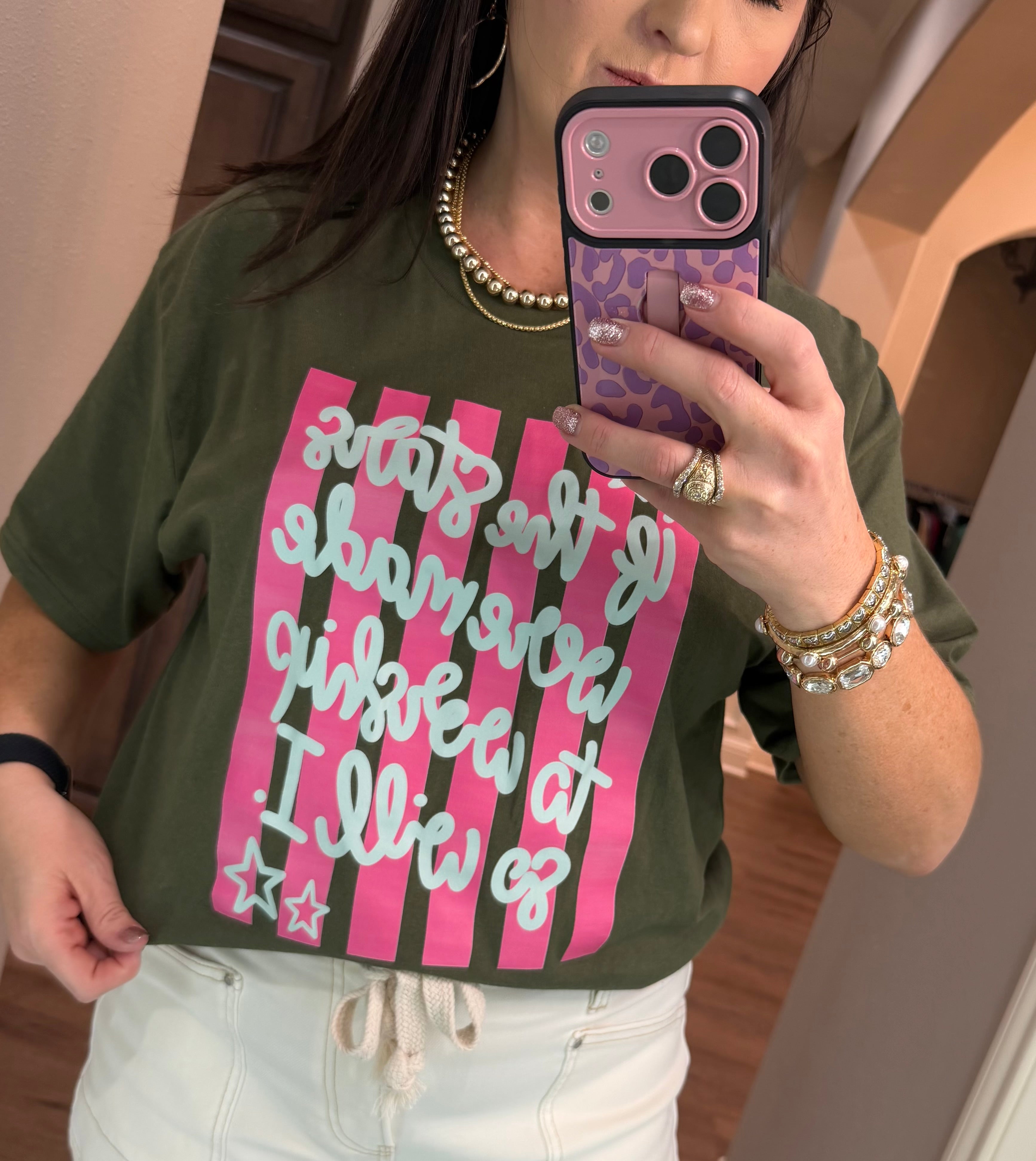 Olive "If The Stars Were Made To Worship" Tee