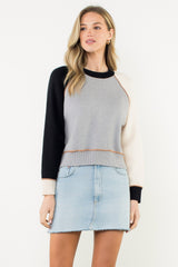 Colorblock THML Knit Top