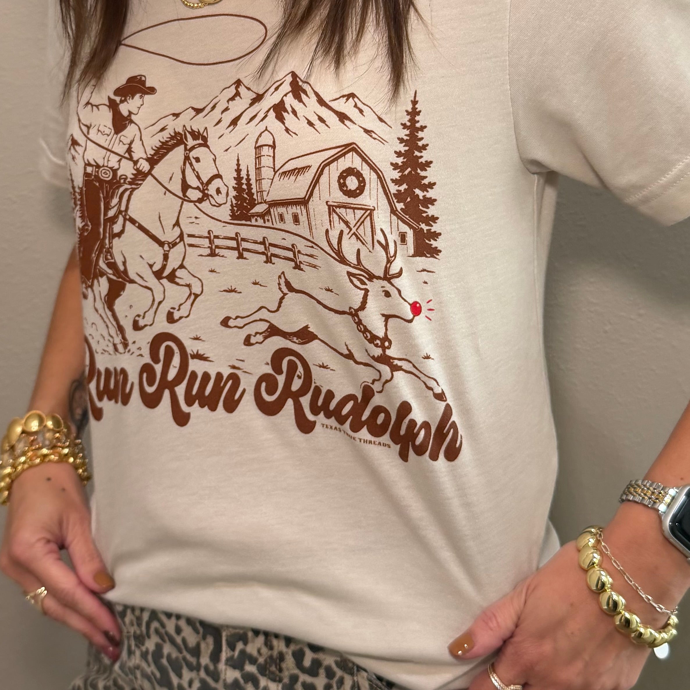 Run Run Rudolph Tee