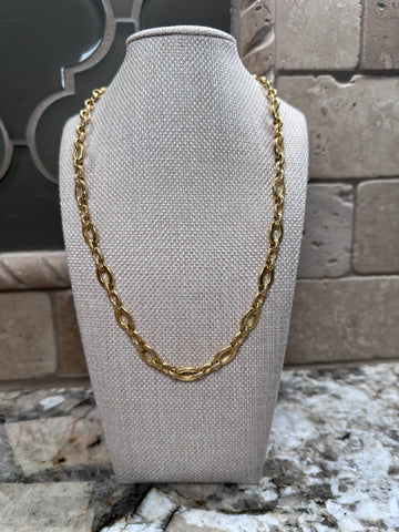 Gold Chain Necklace w/ Magnetic Closure - STYLE 4