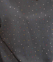 Rhinestone Embellished Crew Neck Tee - 2 COLORS