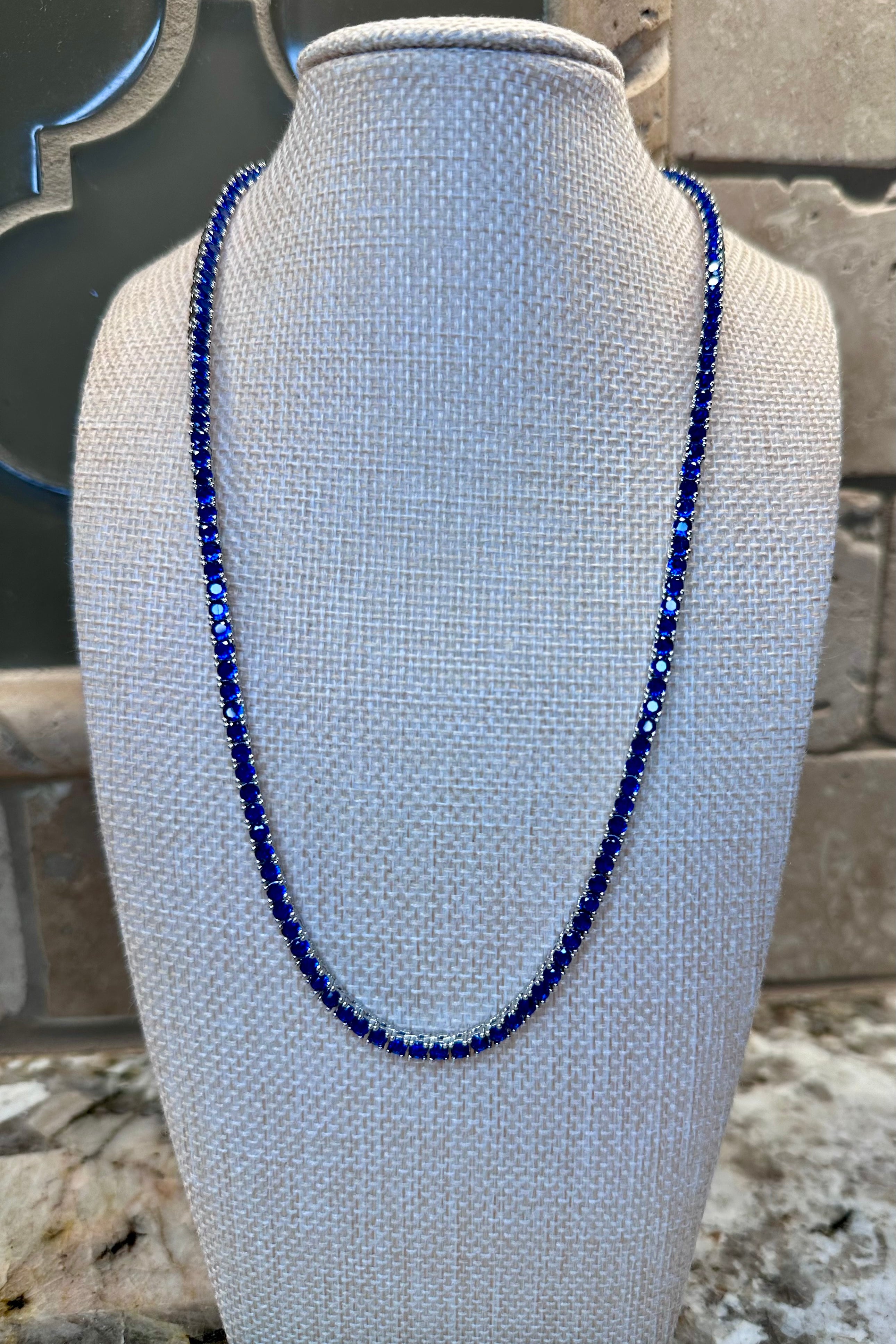 Diamond Tennis Necklace - 3 Colors