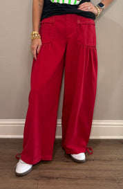 Red Bubble Pants