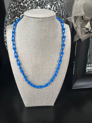 Satellite Paperclip Chain Necklace w/ Magnetic Closure - MULTIPLE COLORS