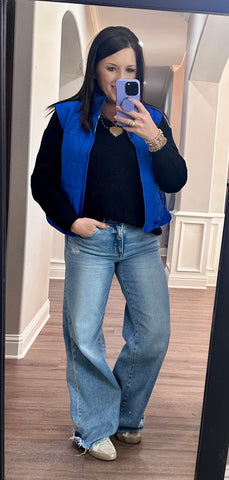 Royal Blue Puffer Vest