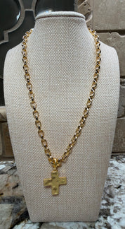 Gold Cross Charms - 2 SIZES