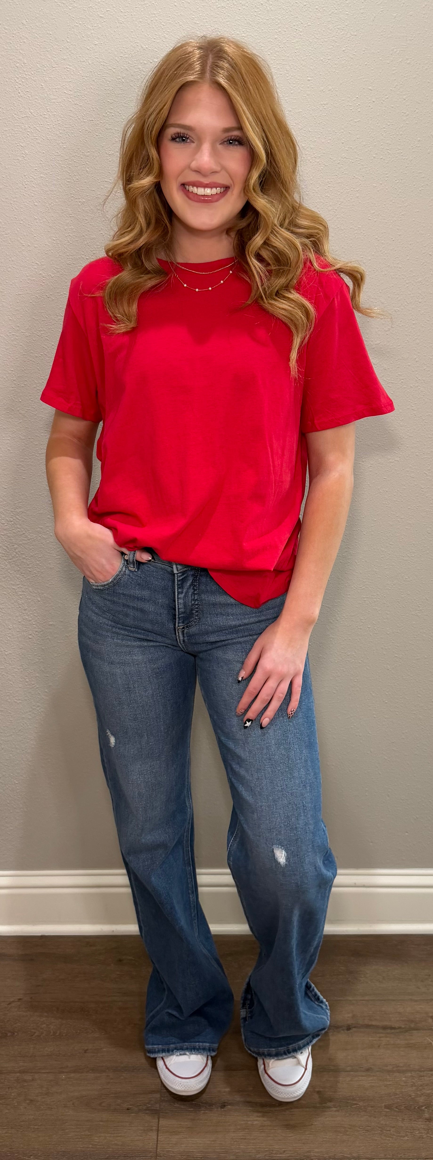 Basic Cotton Short Sleeve Boyfriend Tee - 9 COLORS