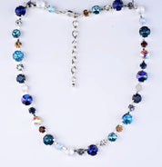 Blue Multi Colored Bracelet in Gold