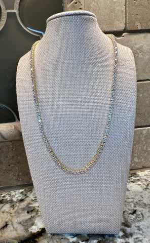 Diamond Tennis Necklace - 3 Colors