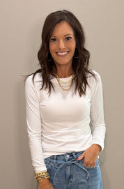 Basic Long Sleeve Top - SO SOFT!  3 COLORS!