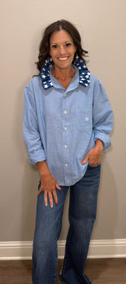 Stars & Denim Button Down