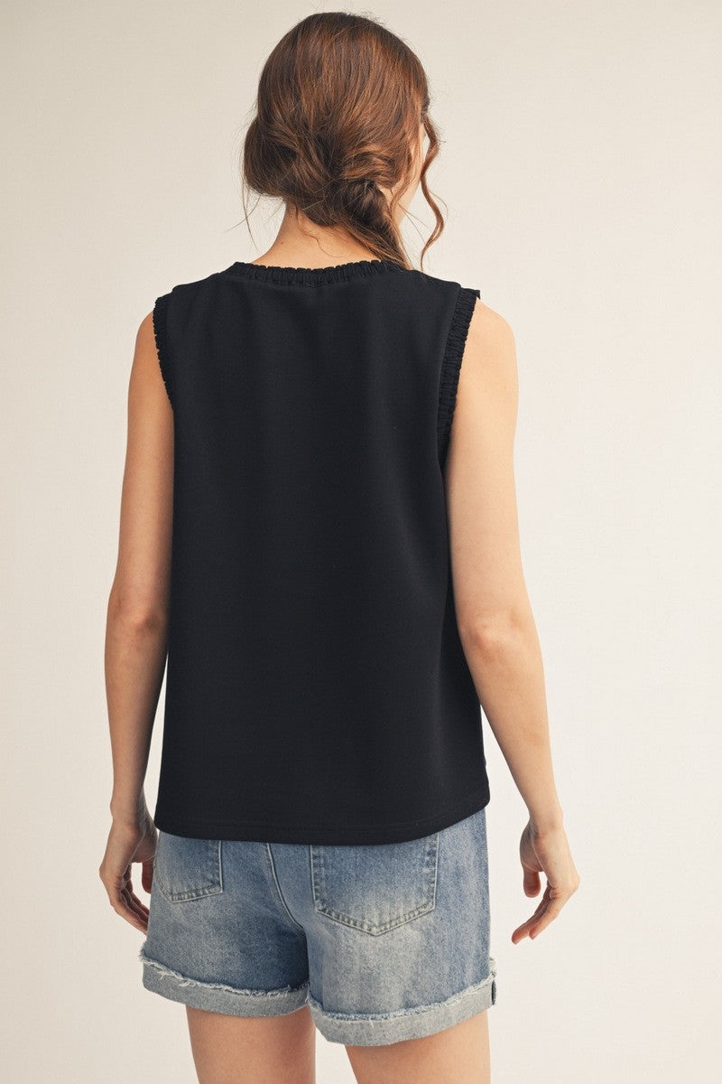 Smocked Edge Luxe Tank Tops - 3 COLORS!