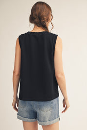 Smocked Edge Luxe Tank Tops - 3 COLORS!