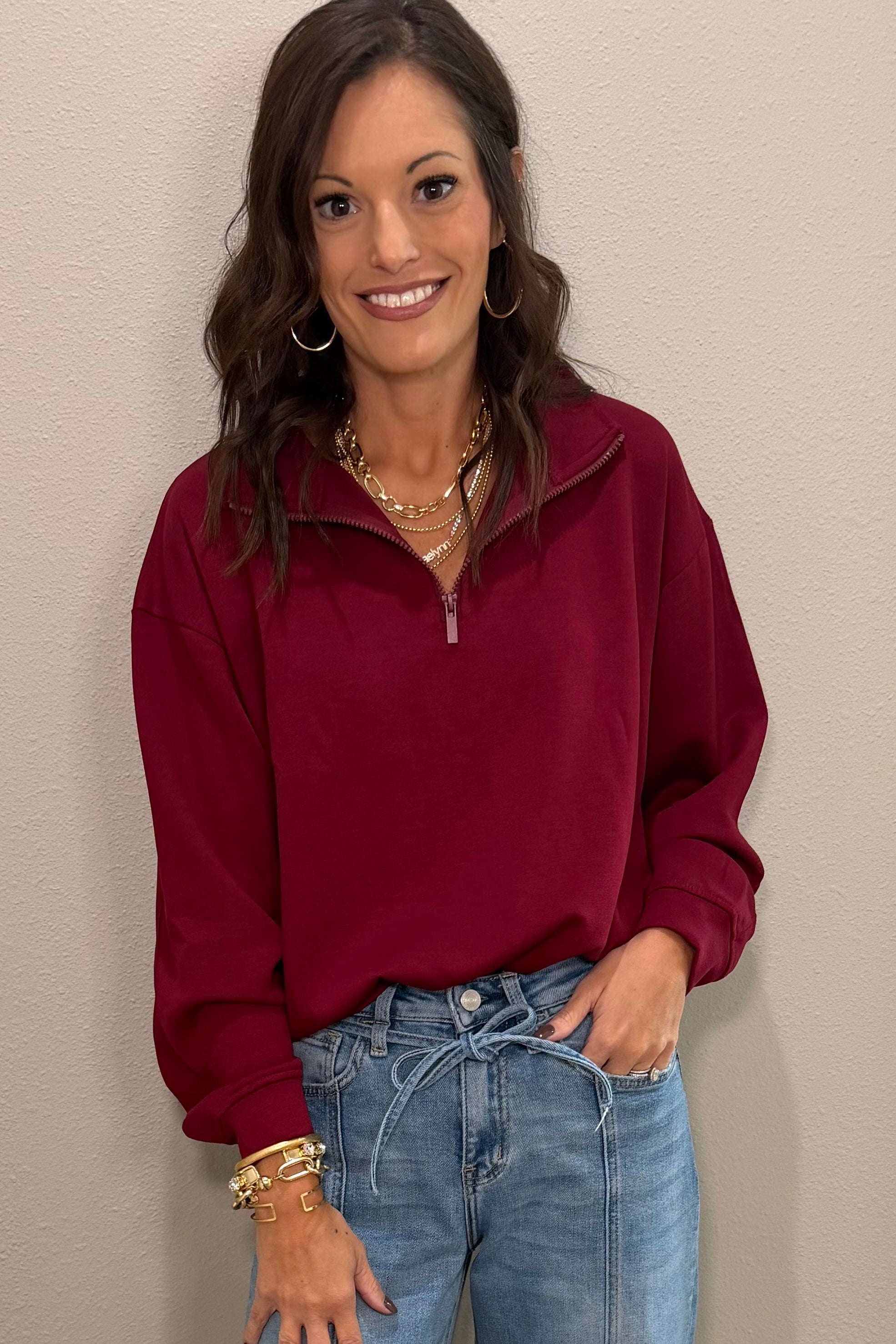 4 Zip Pullover - 5 COLORS