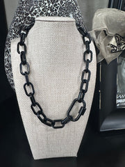 Chunky Paperclip Necklace w/ Barrel Screw Clasp - MULTIPLE COLORS