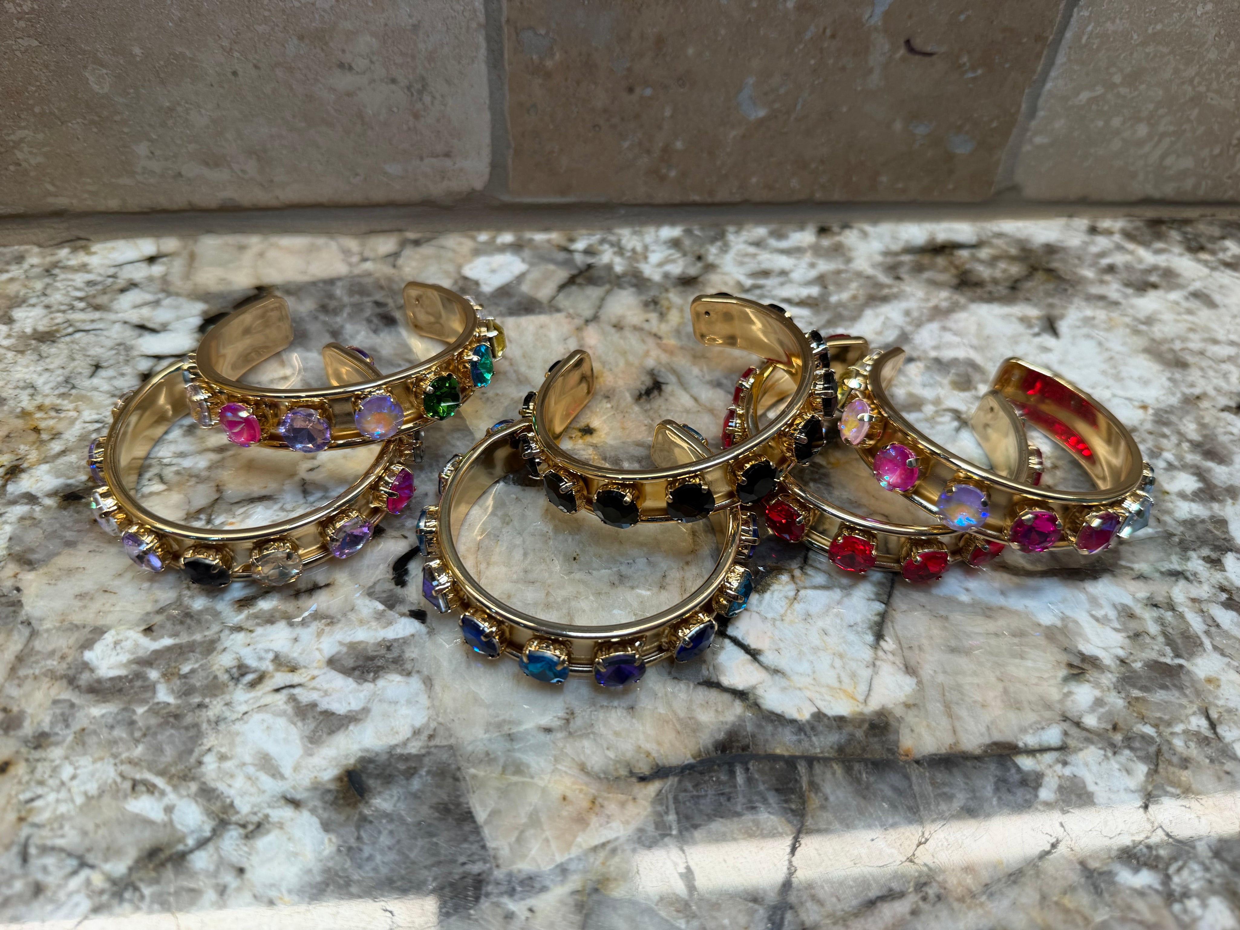 Rhinestone Cuff Bracelets