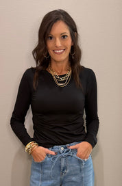 Basic Long Sleeve Top - SO SOFT!  3 COLORS!