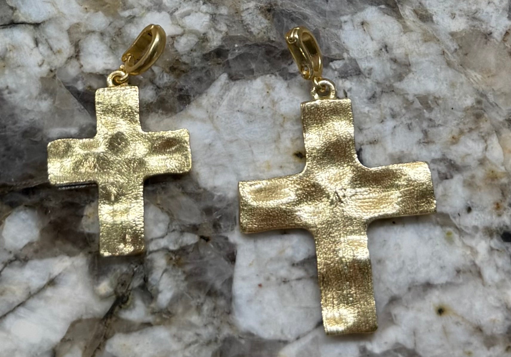 Gold Cross Charms - 2 SIZES