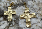 Gold Cross Charms - 2 SIZES