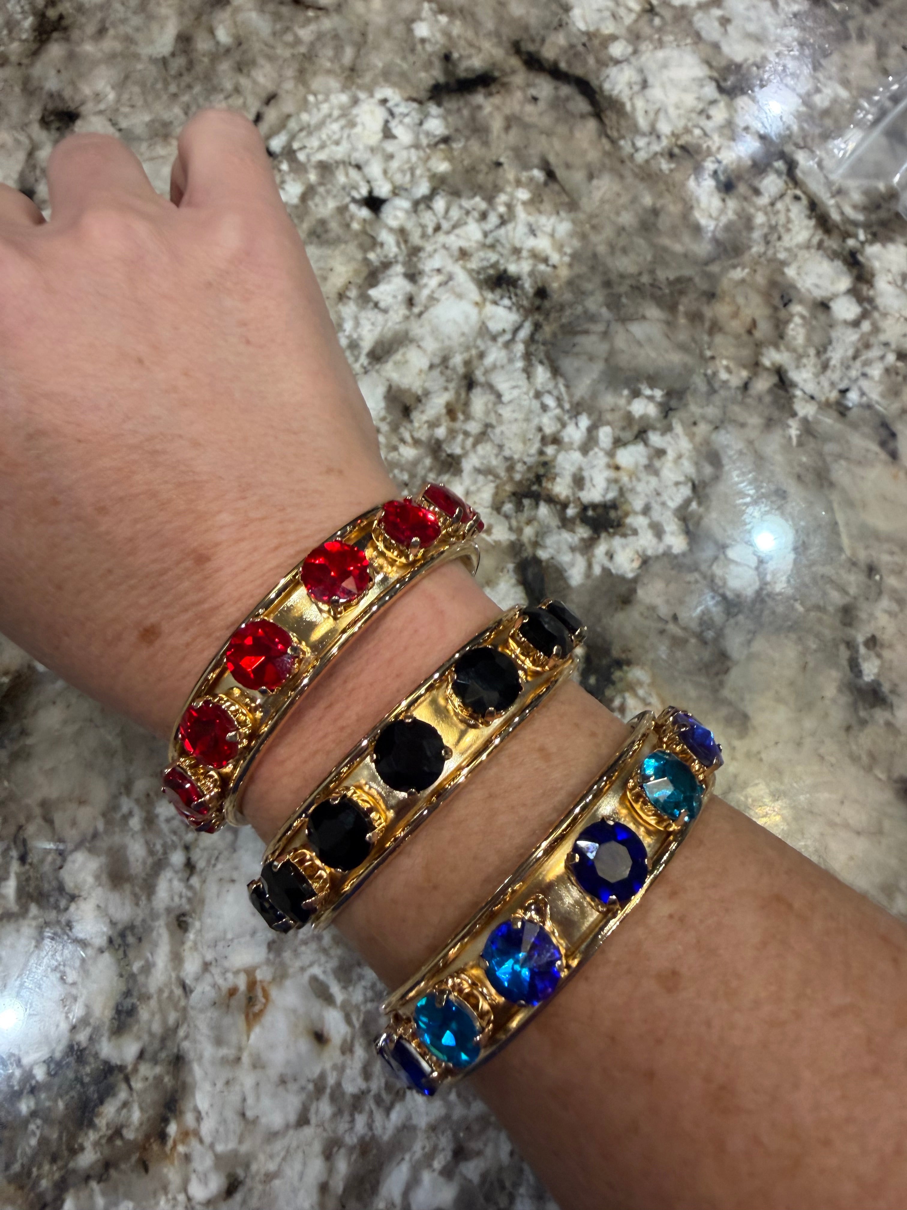 Rhinestone Cuff Bracelets