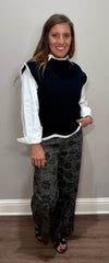 Collared Layering Top w/ Fabulous Details - 2 COLORS