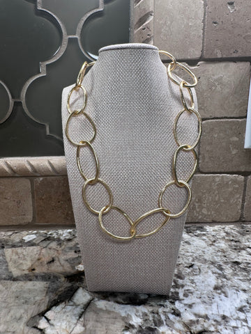 Chunky Chain Link Gold Necklace