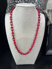 Satellite Paperclip Chain Necklace w/ Magnetic Closure - MULTIPLE COLORS
