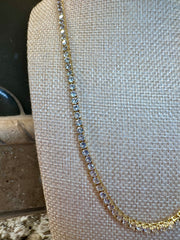 Diamond Tennis Necklace - 3 Colors