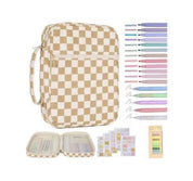 Checkered Bible Covers w/ Accessories - 3 COLORS