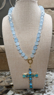 Cube Beaded Necklaces - 6 COLORS