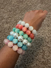 Beaded Ball Magnetic Bracelets