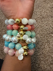 Beaded Ball Magnetic Bracelets