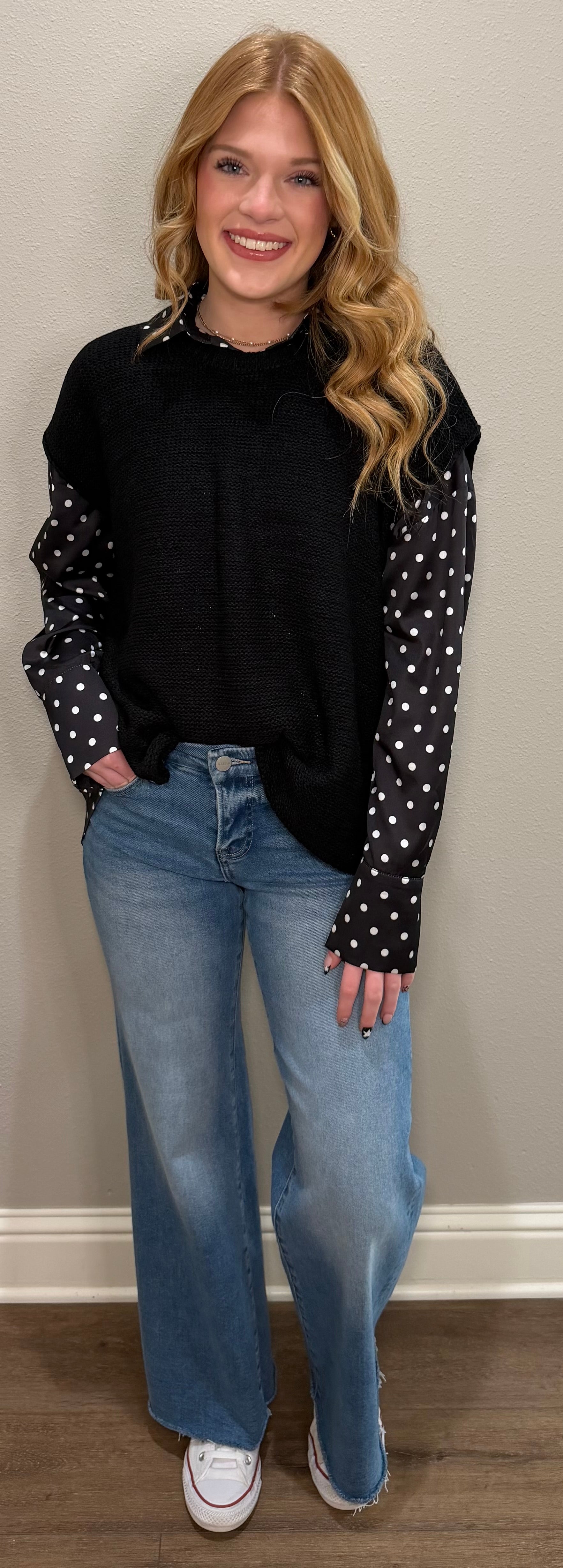 Oversized Knit Sweater Vest - 11 COLORS