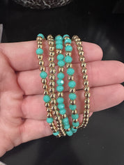 Beaded Bracelet Sets - several color options