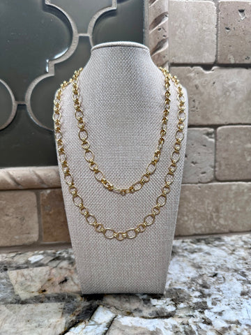 Gold Chain Necklace w/ Magnetic Closure - STYLE 1