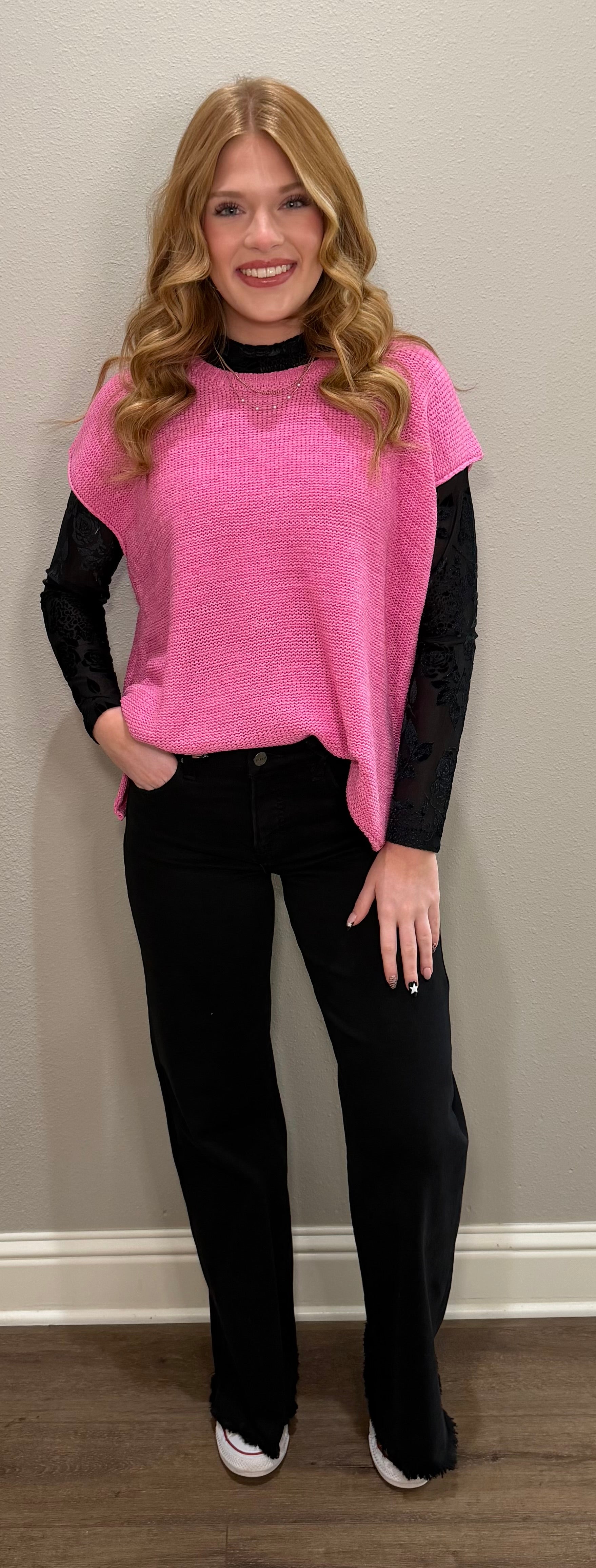 Oversized Knit Sweater Vest - 11 COLORS