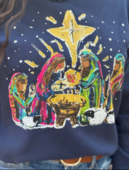 Callie's Nativity Scene Sweatshirt