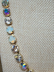 30" Rhinestone Linked Necklaces - 3 COLORS