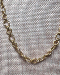 Gold Chain Necklace w/ Magnetic Closure - STYLE 7