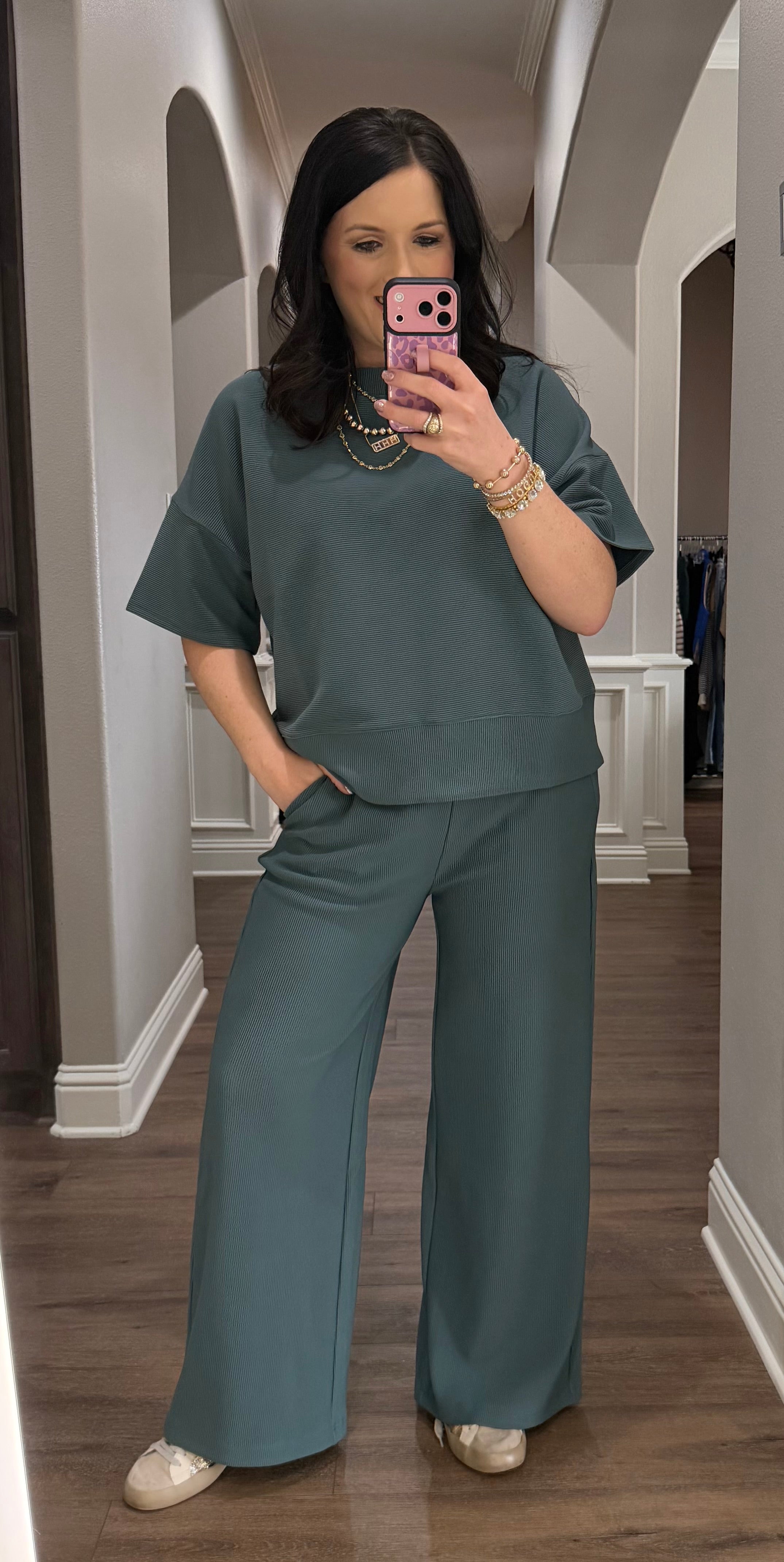Ribbed Short Sleeve Lounge Set - 6 COLORS!