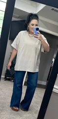 Solid Basic Cotton Tees - 2 COLORS