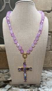 Crystal Cross Charm - 7 COLOR WAYS